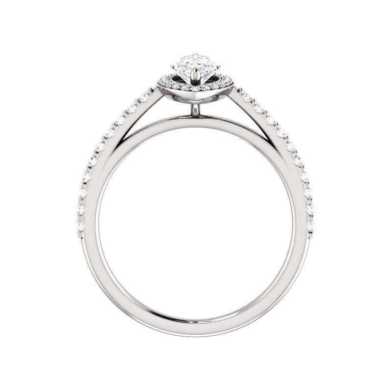 The Viva Marquise Moissanite Ring