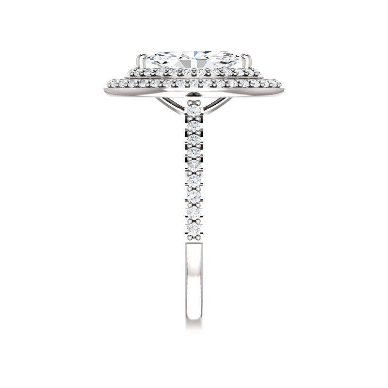 The Viva II Marquise Moissanite Ring