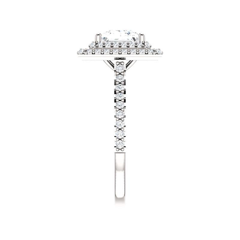 The Viva II Princess Moissanite Ring
