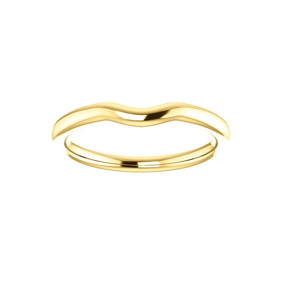 The Denice Band Rope Design Wedding Ring In Yellow Gold