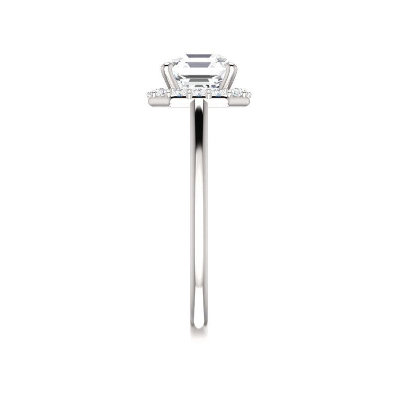 The Nadia Asscher Moissanite Ring