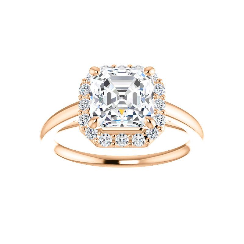 The Nadia Asscher Moissanite Ring