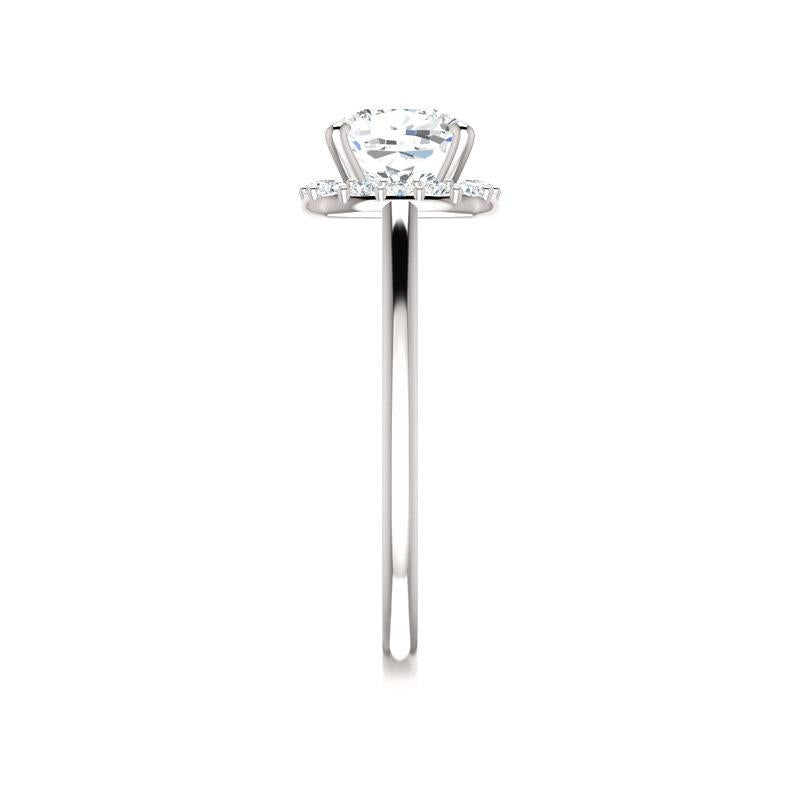 The Nadia Cushion Moissanite Ring