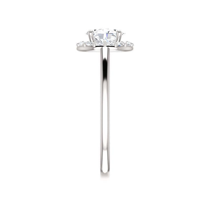 The Nadia Oval Cut Moissanite Ring