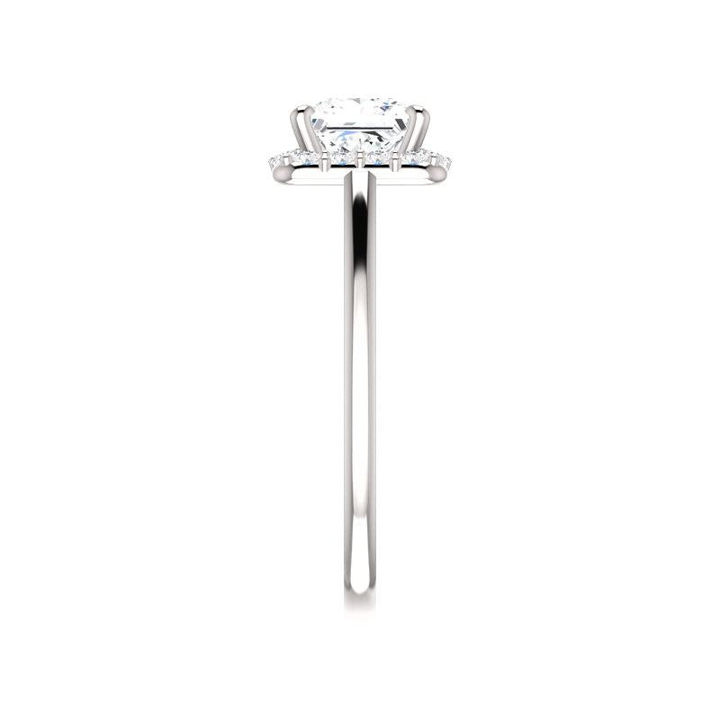 The Nadia Princess Moissanite Ring