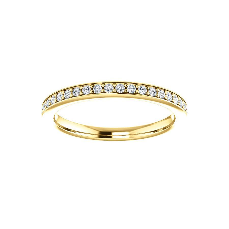 Weston wedding ring in yellow gold