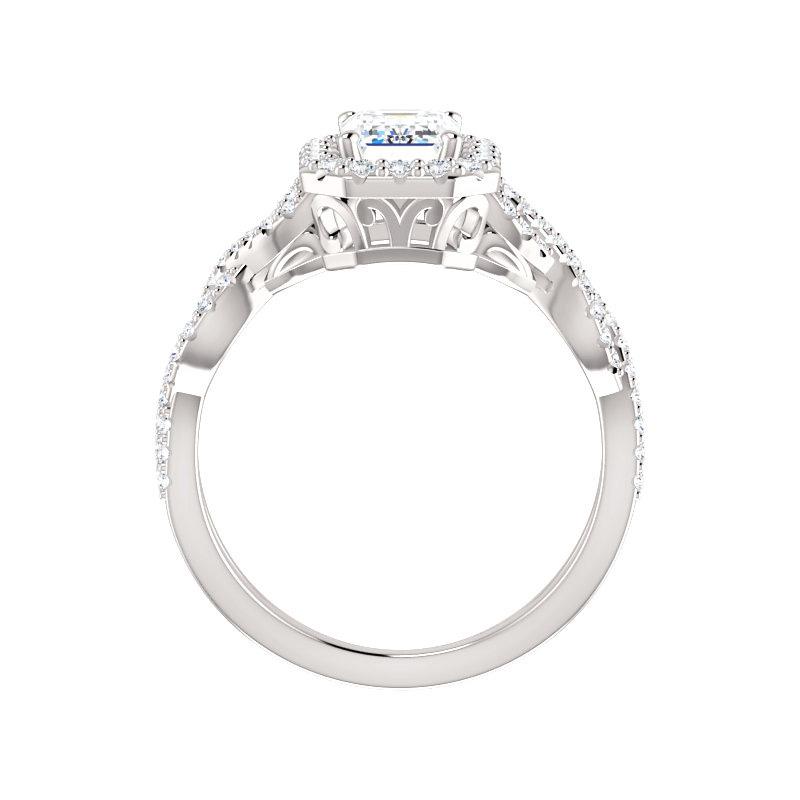 The Arlene Emerald Moissanite Ring