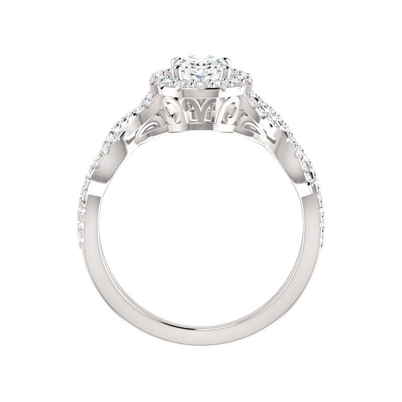 The Arlene Oval Cut Moissanite Ring