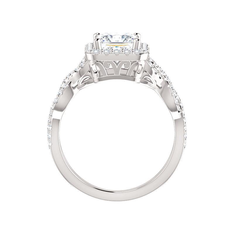 The Arlene Princess Moissanite Ring