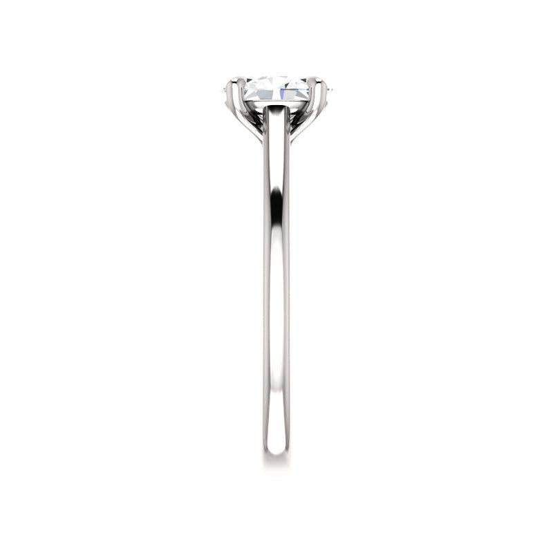 The Jane Oval Moissanite Ring