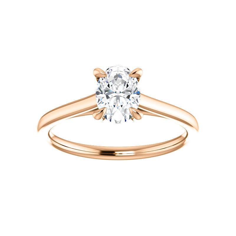 The Jane Oval Moissanite Ring