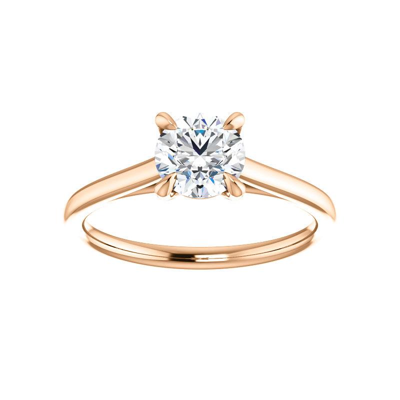 The Jane Round Moissanite Ring