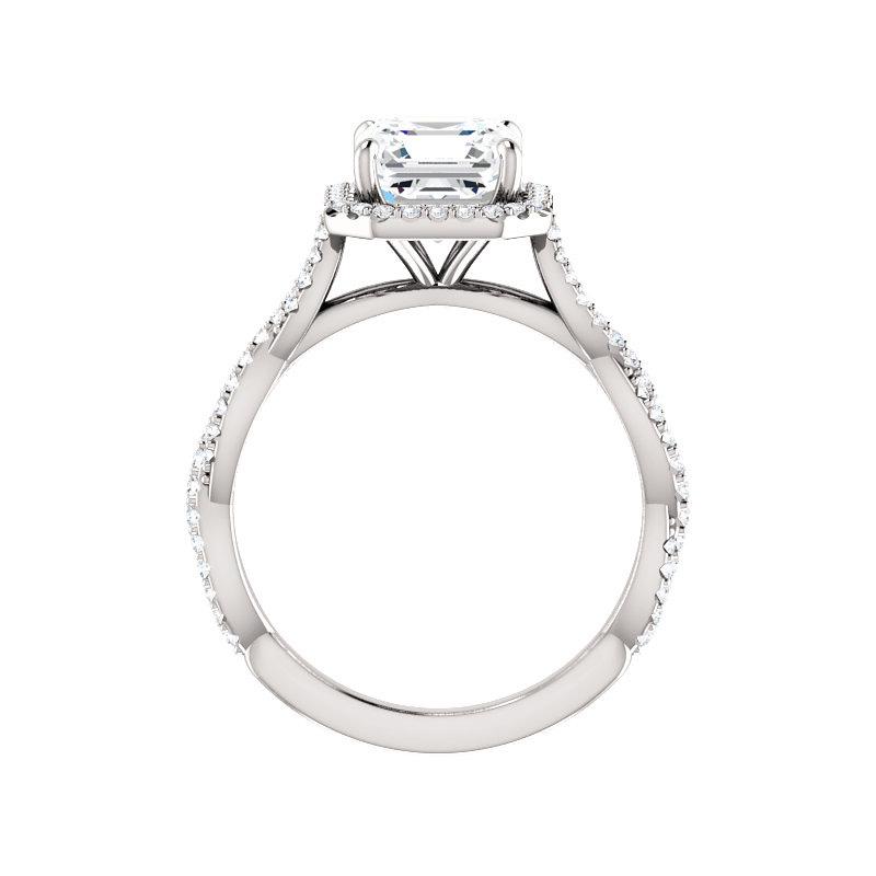The Margie Asscher Moissanite Ring