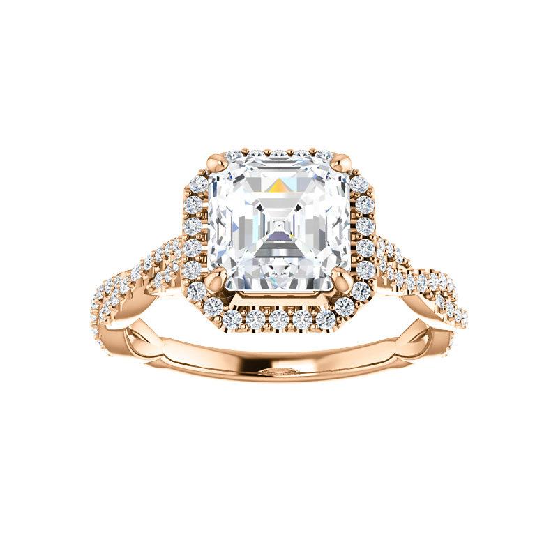 The Margie Asscher Moissanite Ring