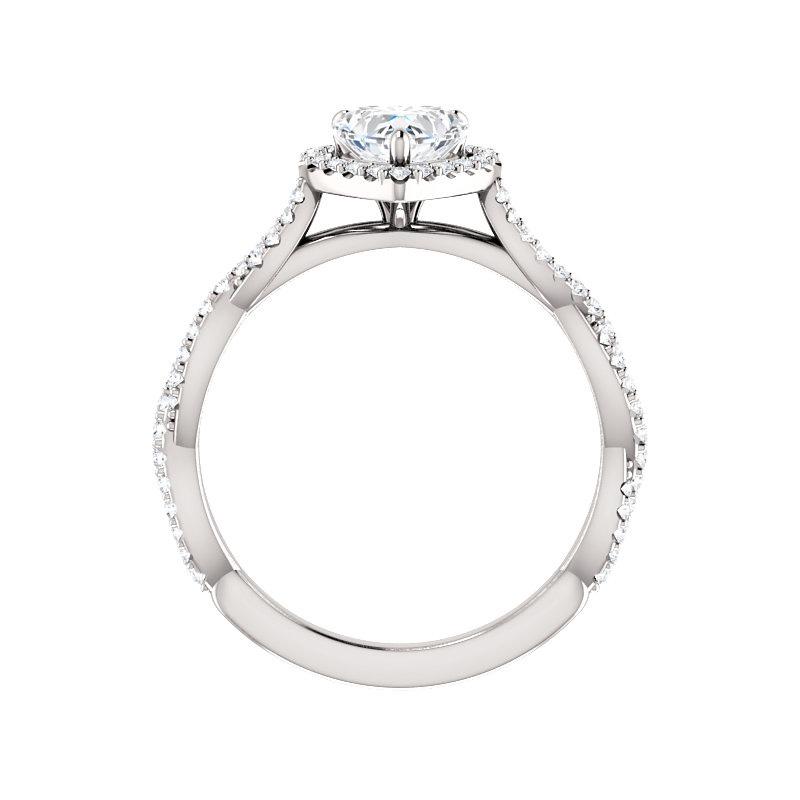 The Margie Heart Moissanite Ring