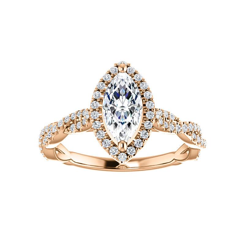 The Margie Marquise Moissanite Ring