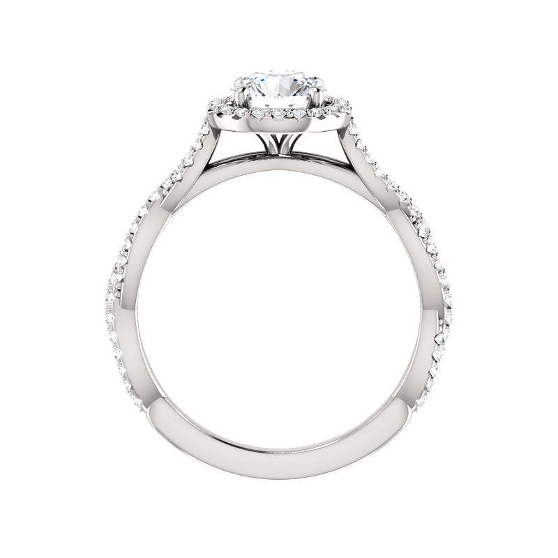 The Margie Round Moissanite Ring