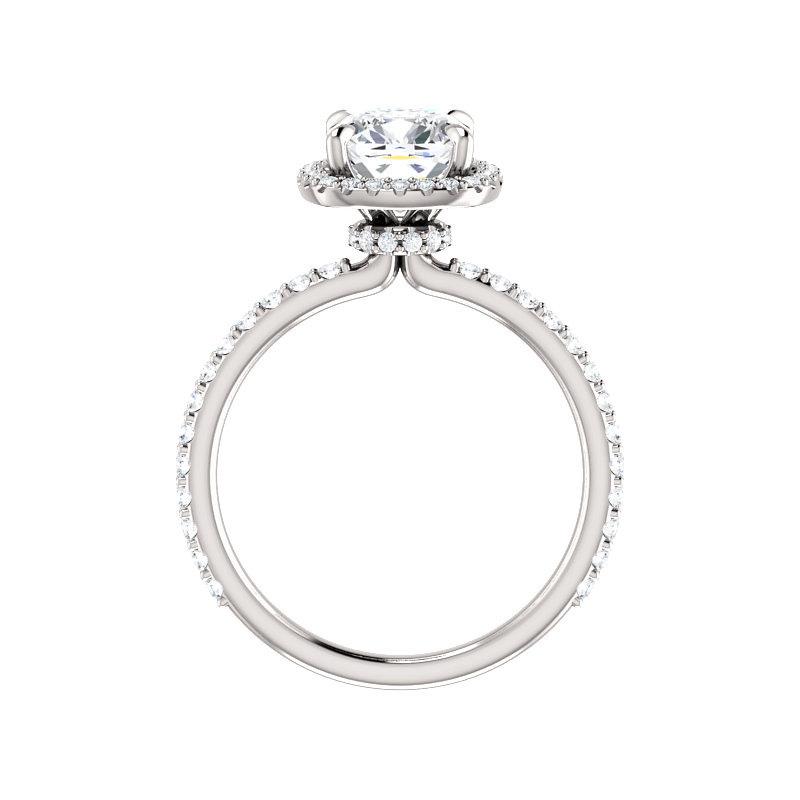 The Ada Cushion Moissanite Ring