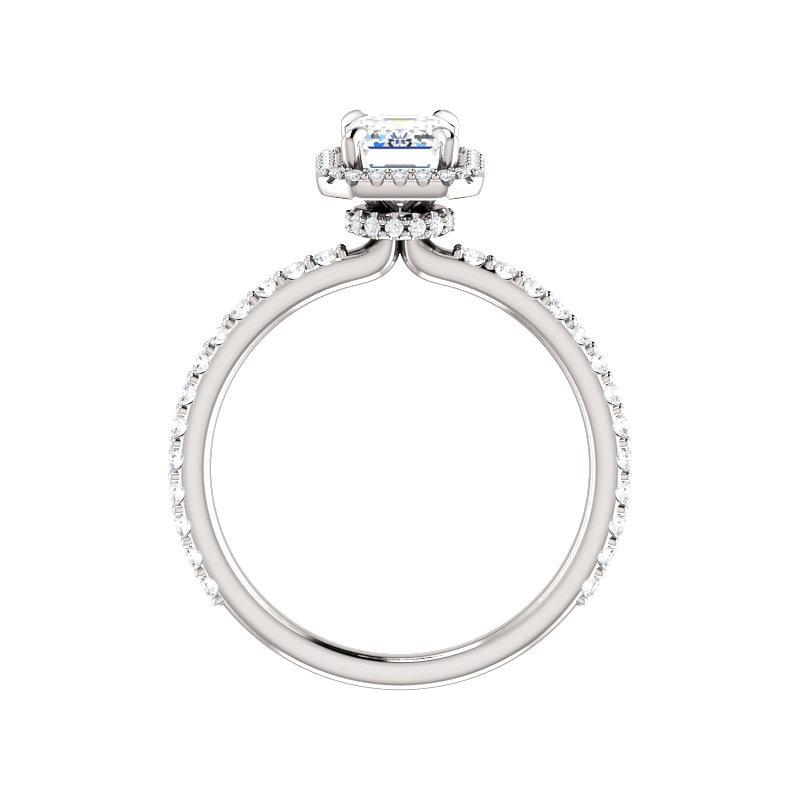 The Ada Emerald Moissanite Ring