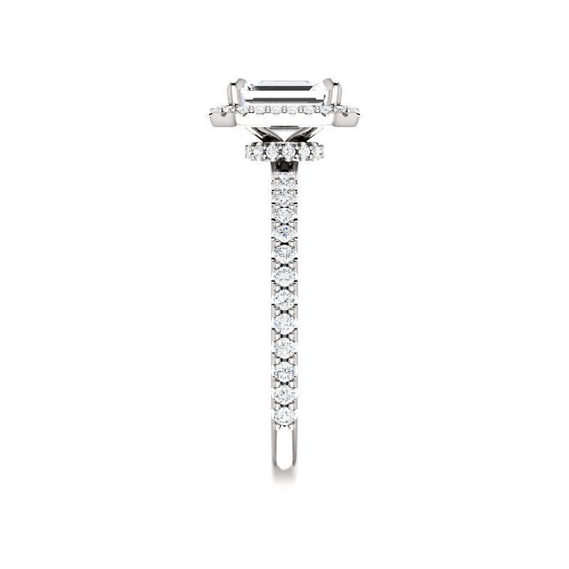 The Ada Emerald Moissanite Ring