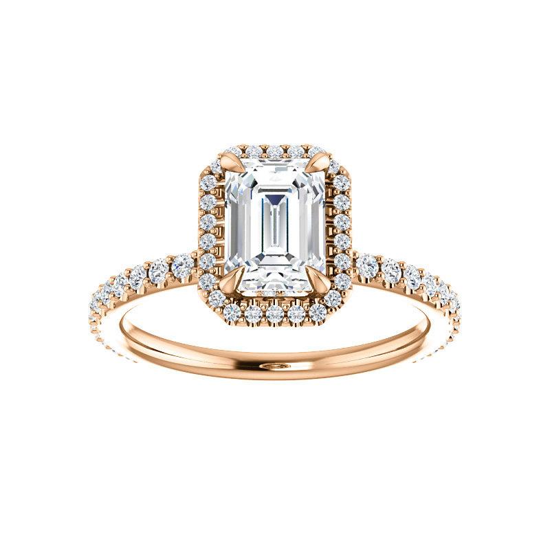The Ada Emerald Moissanite Ring