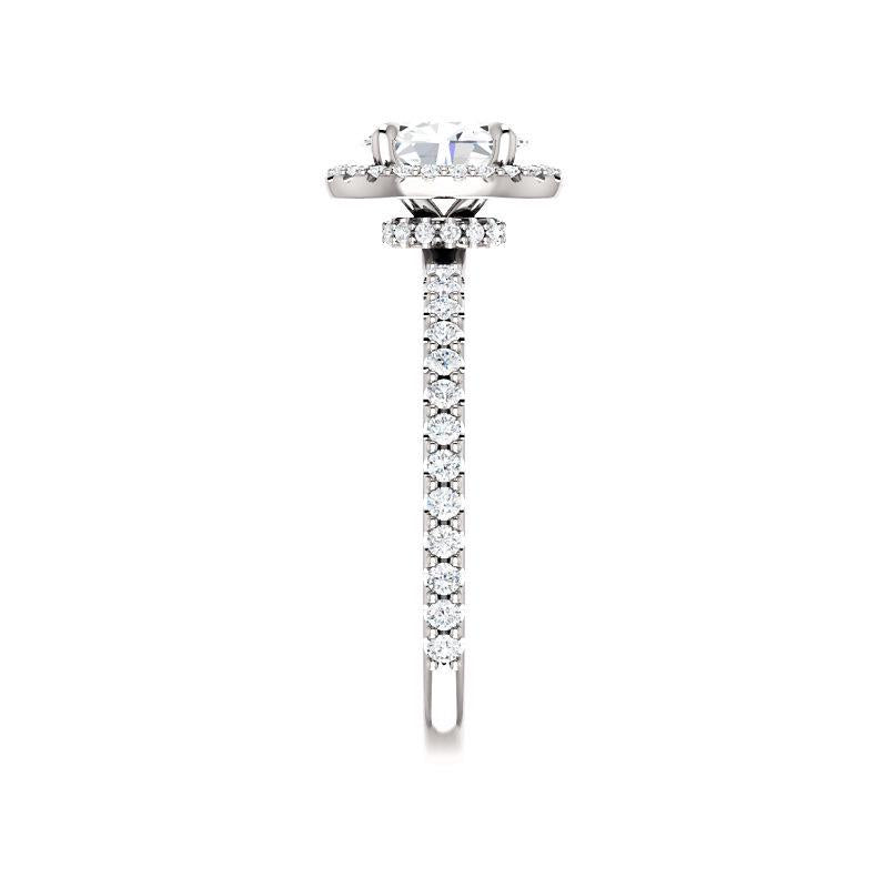 The Ada Oval Cut Moissanite Ring