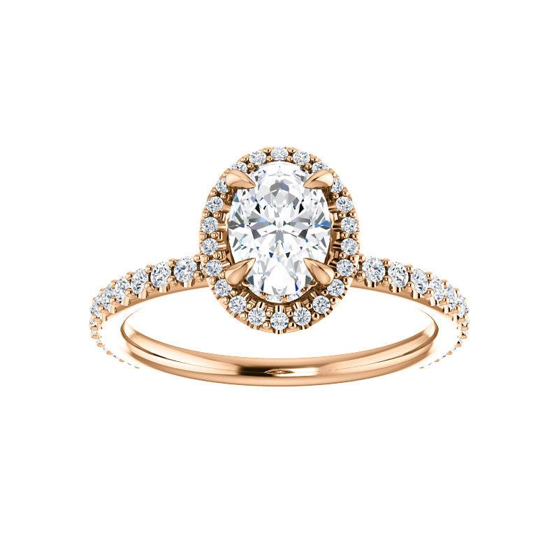 The Ada Oval Cut Moissanite Ring