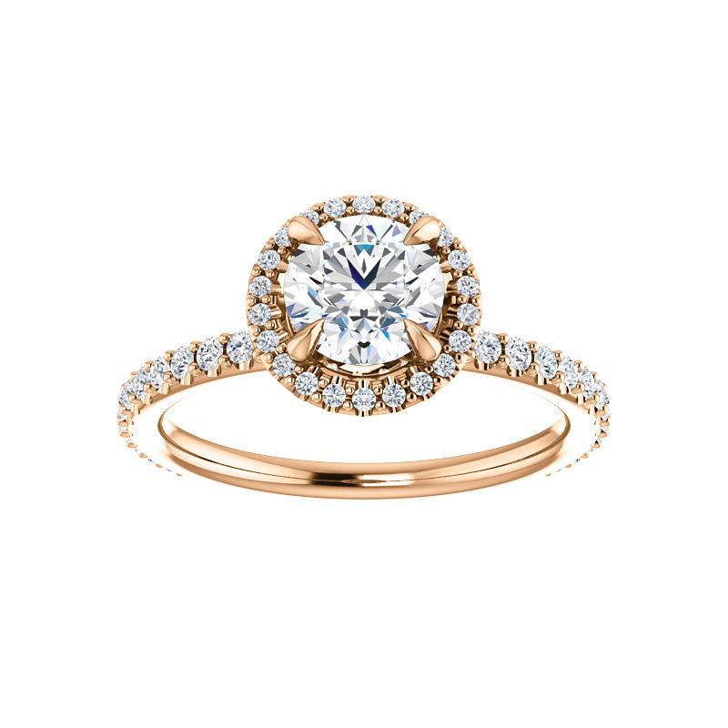 The Ada Round Moissanite Ring