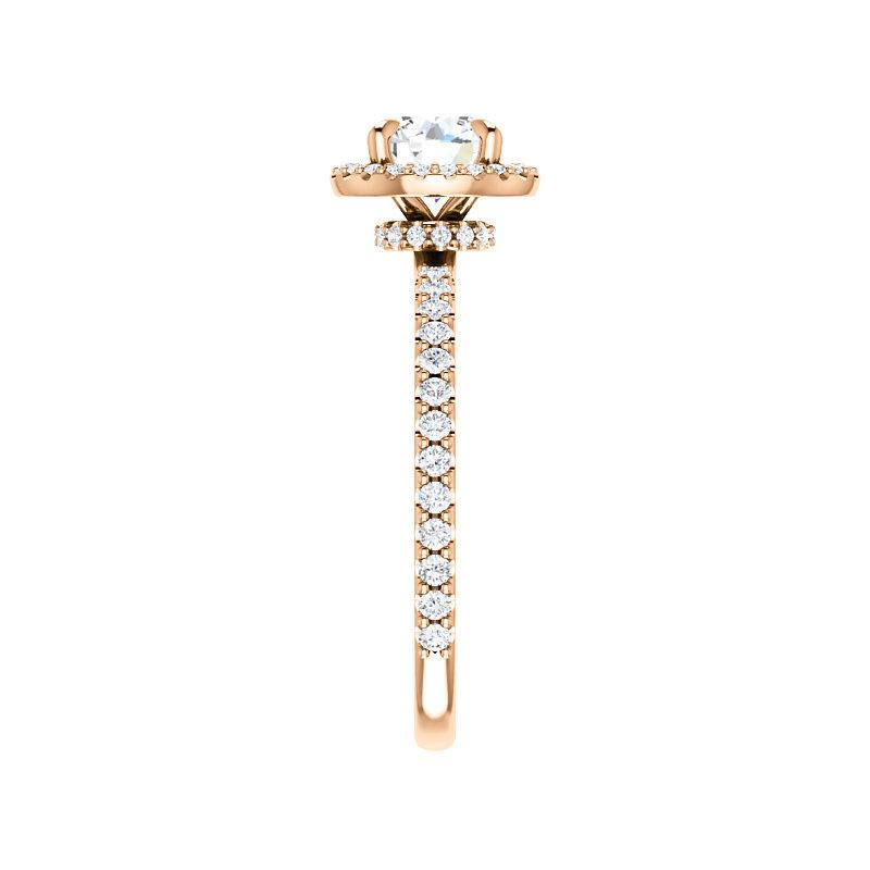 The Ada Round Moissanite Ring