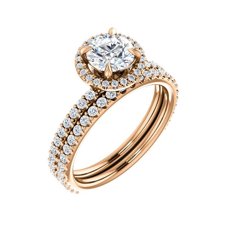 The Ada Round Moissanite Ring
