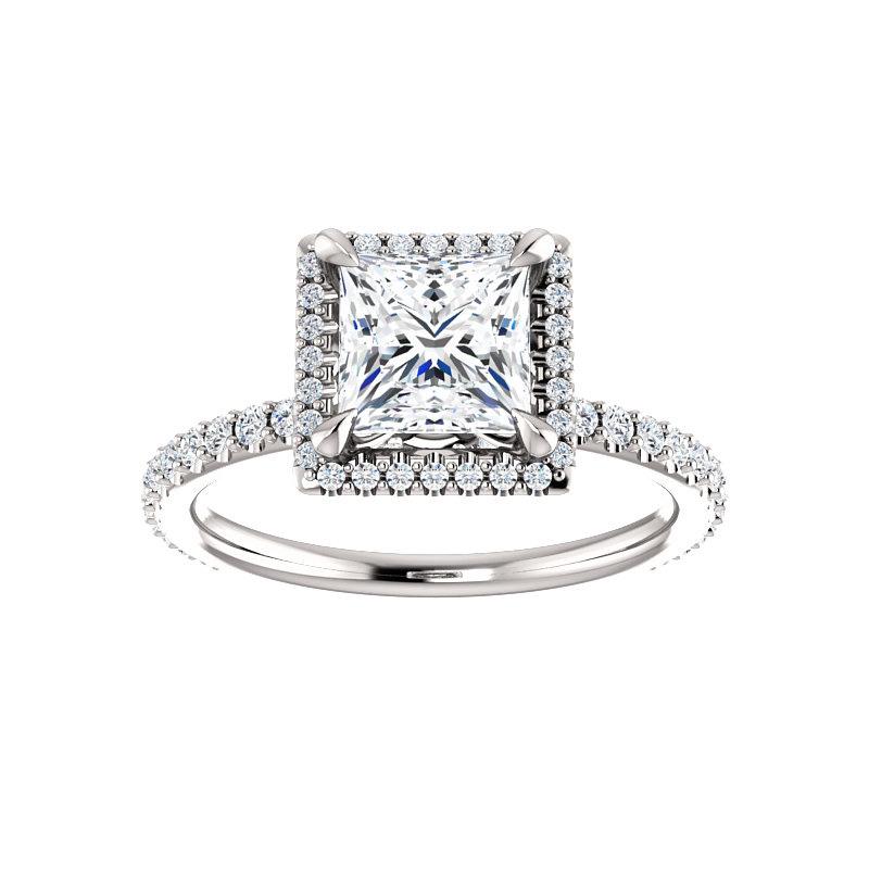 The Ada Princess Moissanite Ring