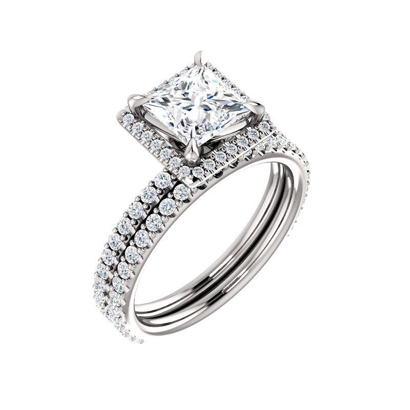 The Ada Princess Moissanite Ring