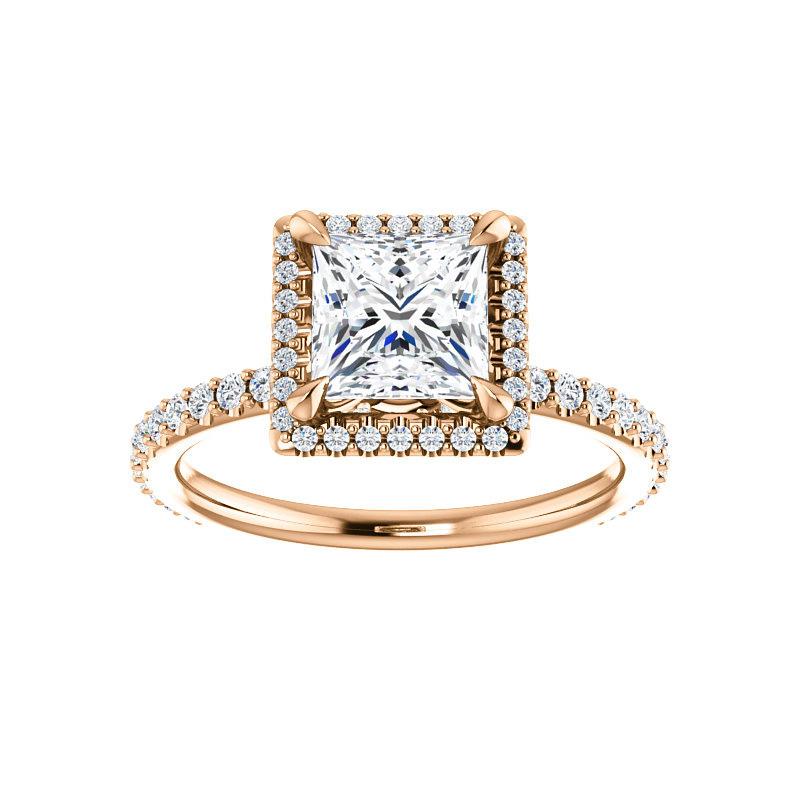The Ada Princess Moissanite Ring