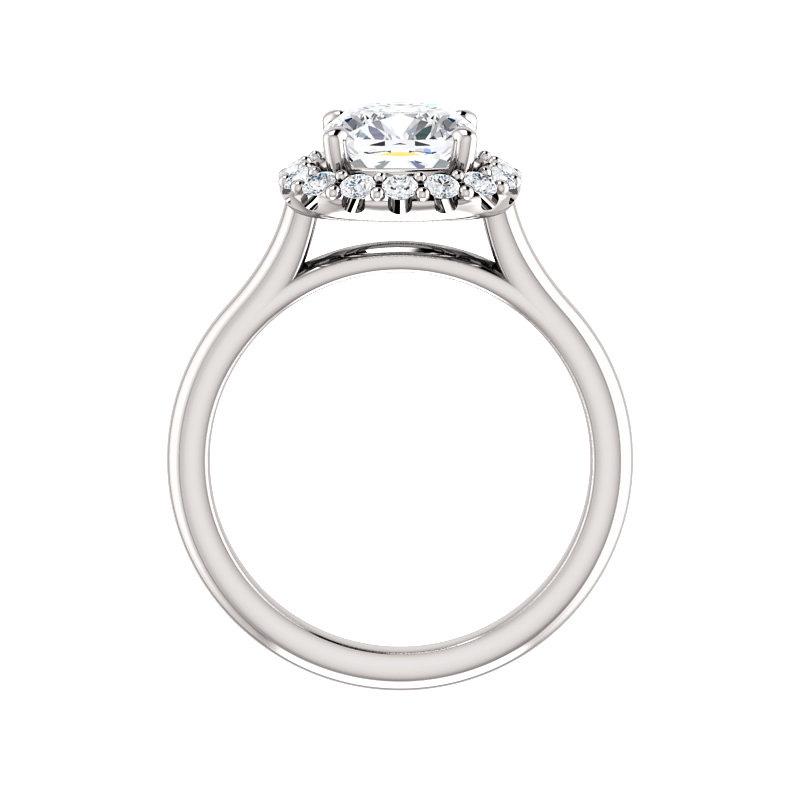 The Janie Cushion Moissanite Ring