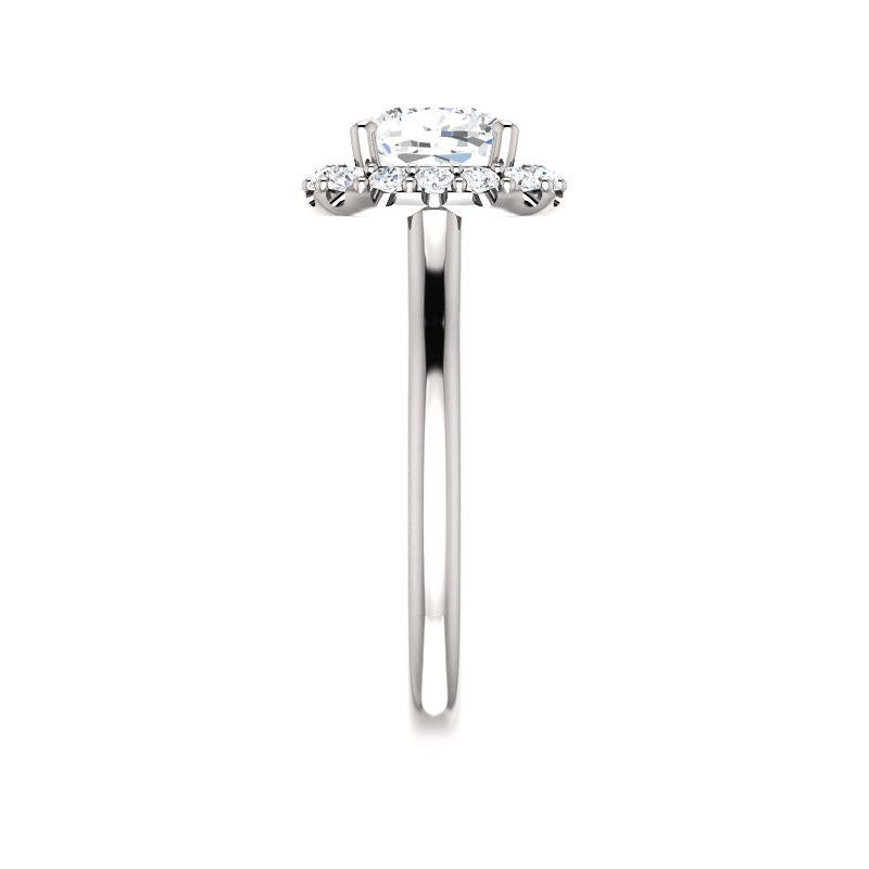 The Janie Cushion Moissanite Ring