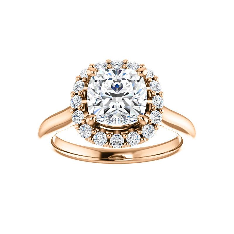 The Janie Cushion Moissanite Ring