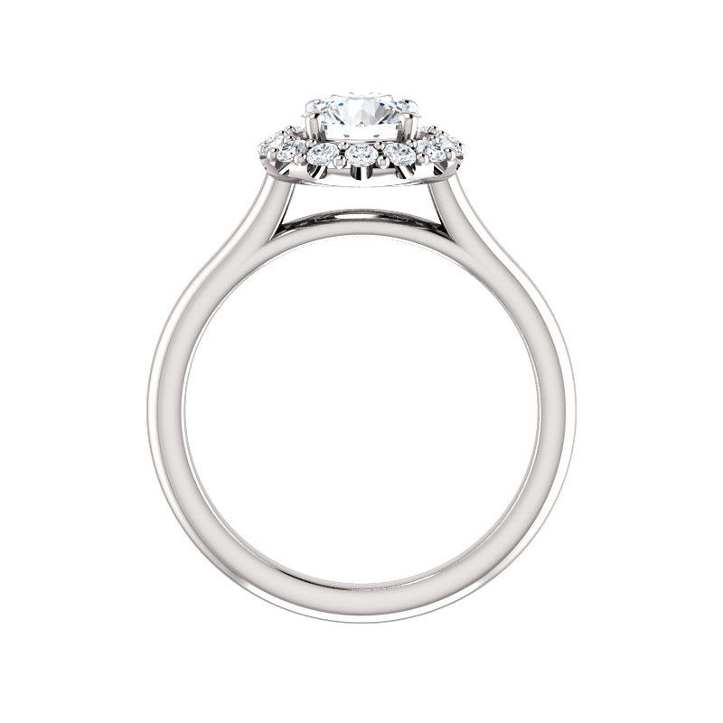 The Janie Round Moissanite Ring