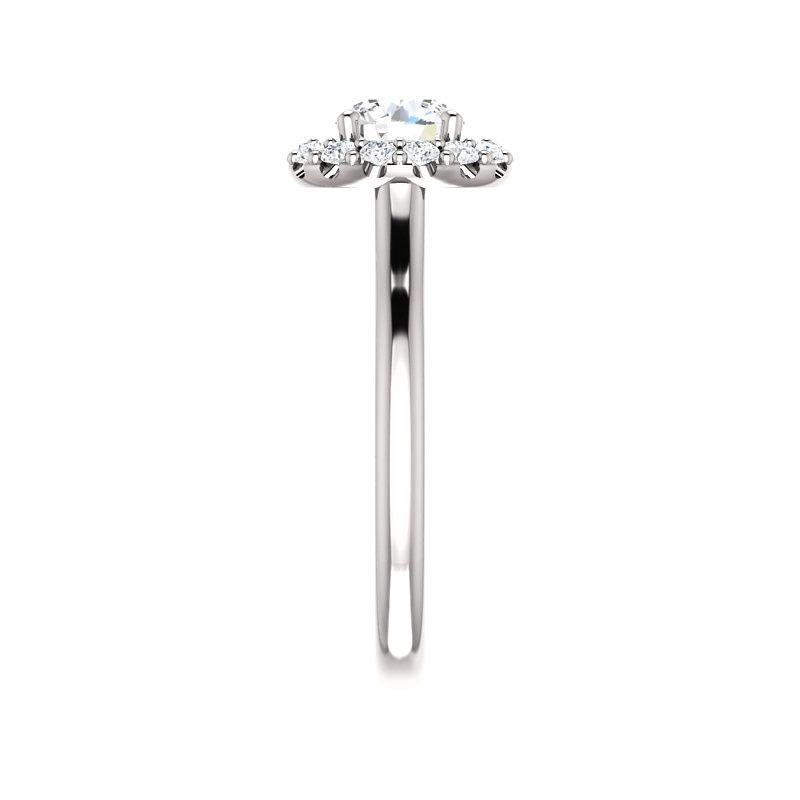 The Janie Round Moissanite Ring