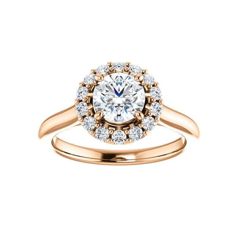 The Janie Round Moissanite Ring