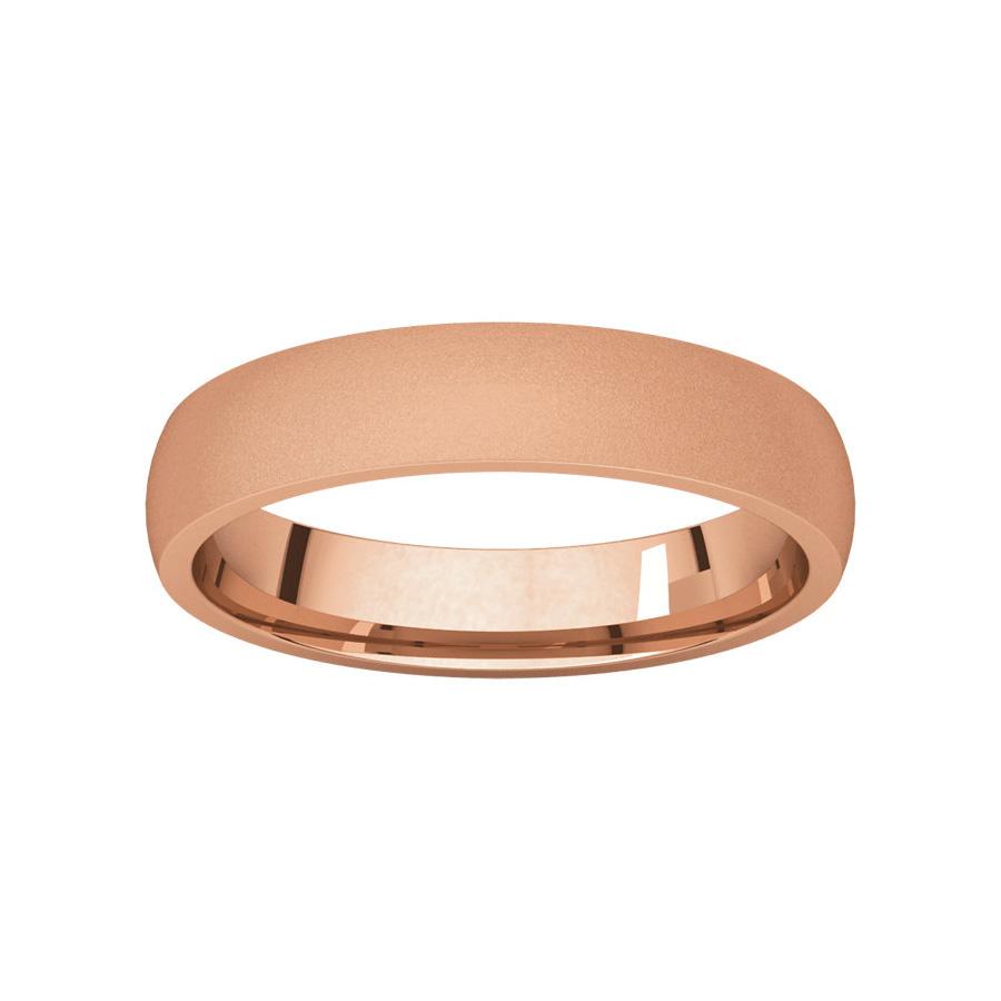 The Dome Comfort Fit (4mm) in rose gold
