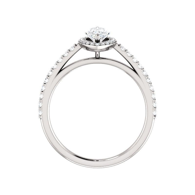 The Viva Marquise Moissanite Ring