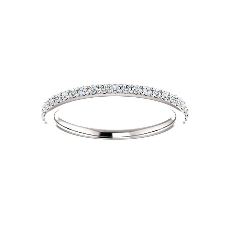 Kathe Diamond wedding ring in white gold
