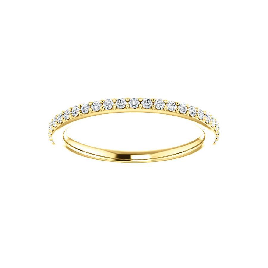 Kathe Diamond wedding ring in yellow gold