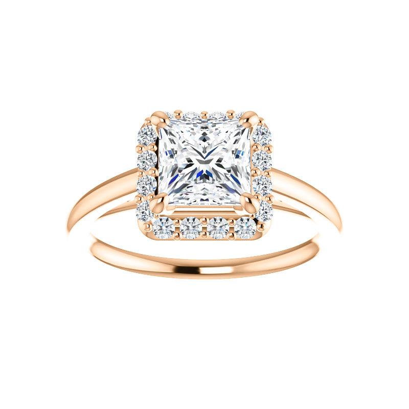 The Nadia Princess Lab Diamond Ring