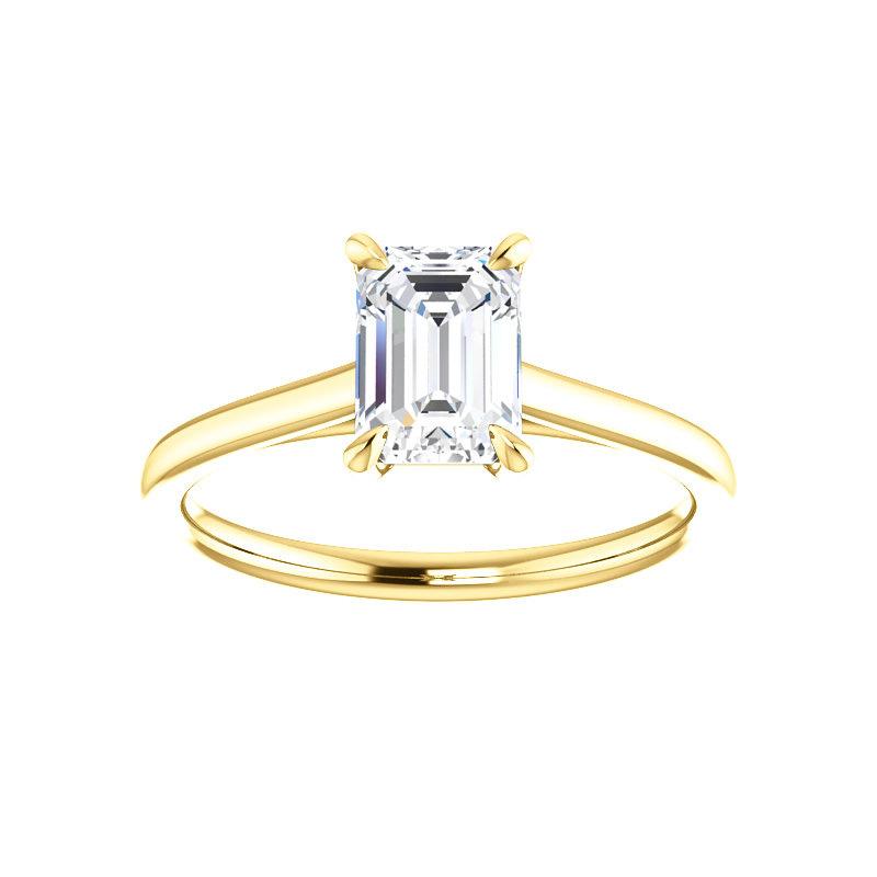The Jane Emerald Moissanite Ring