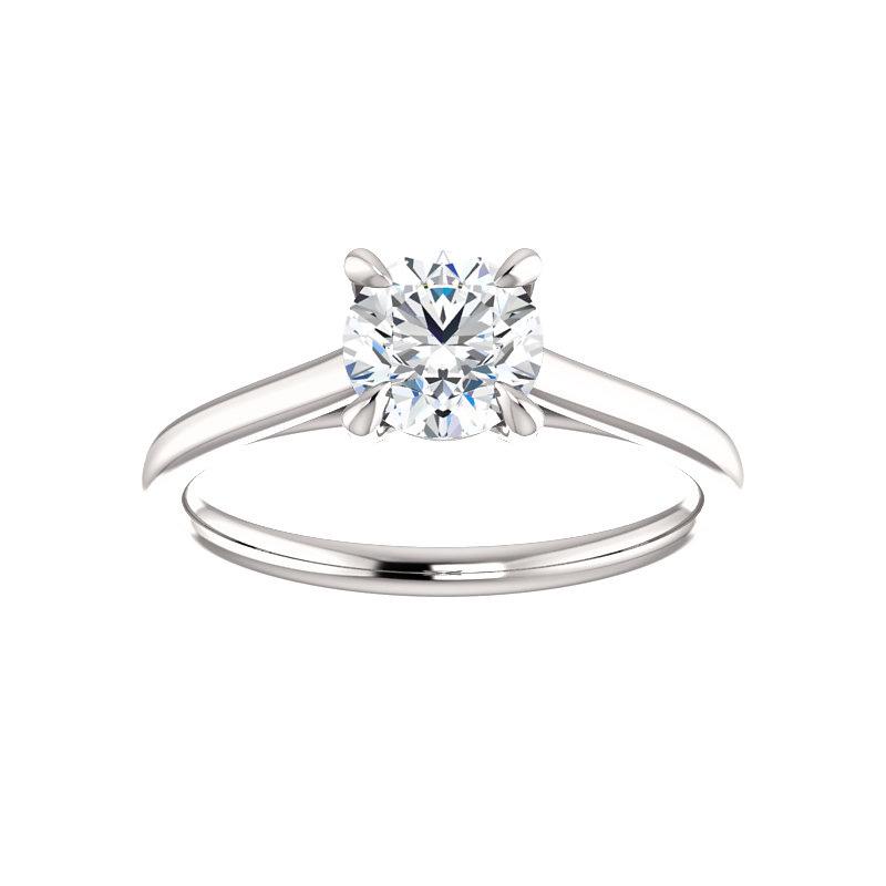 The Jane Round Moissanite Ring