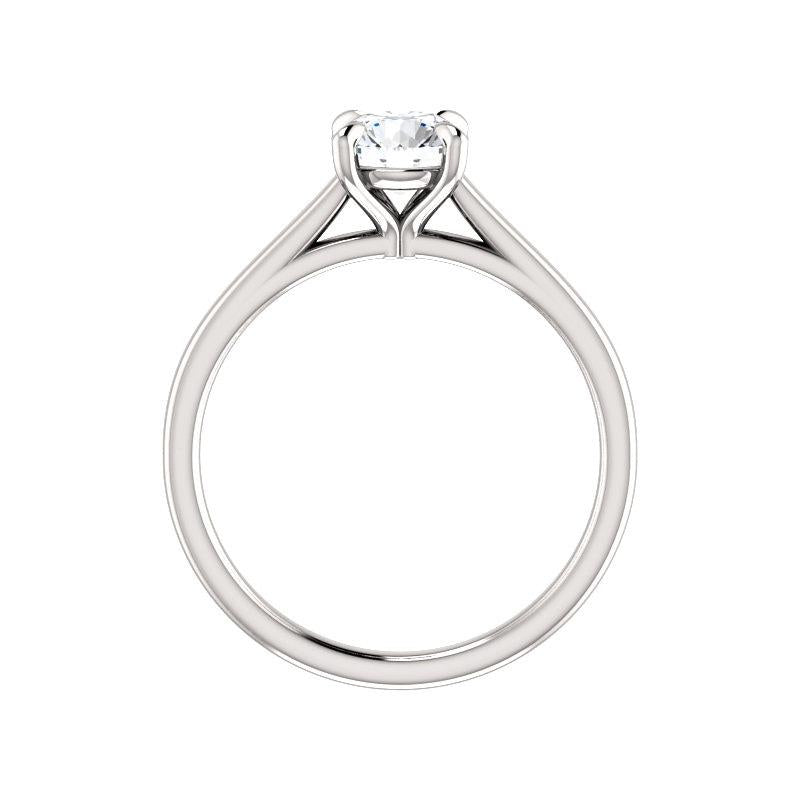 The Jane Round Moissanite Ring