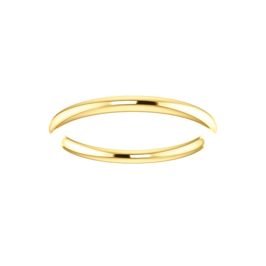 The Teresa Band High Polished Design Wedding Ring In Yellow Gold
