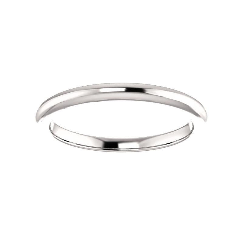 The Four Prongs Design Wedding Ring In White Gold