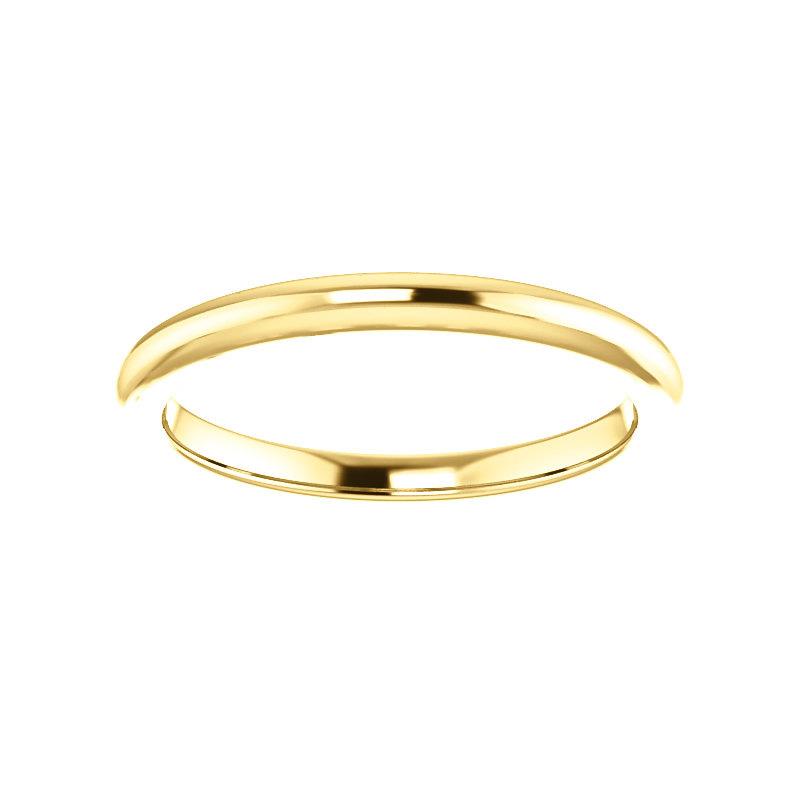 The Four Prongs Design Wedding Ring In Yellow Gold